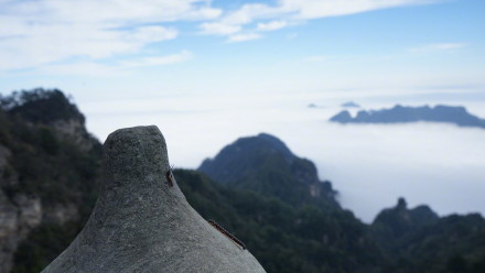 武当山金顶的奇妙景观