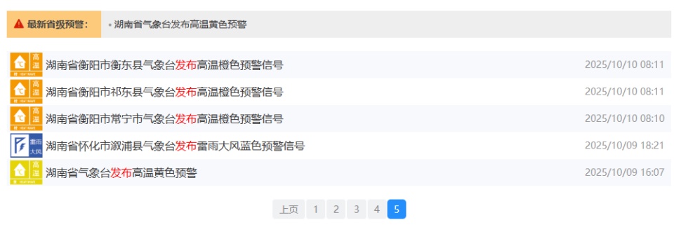 一个多小时内湖南发布高温预警83条！已入秋为何还很热？专家：过几天局地达38℃！