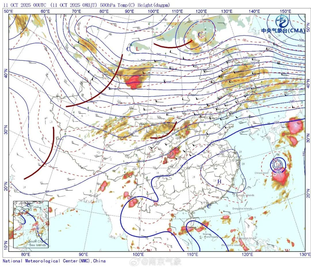 狂降10℃！南京天气预报：降水！雷雨大风！