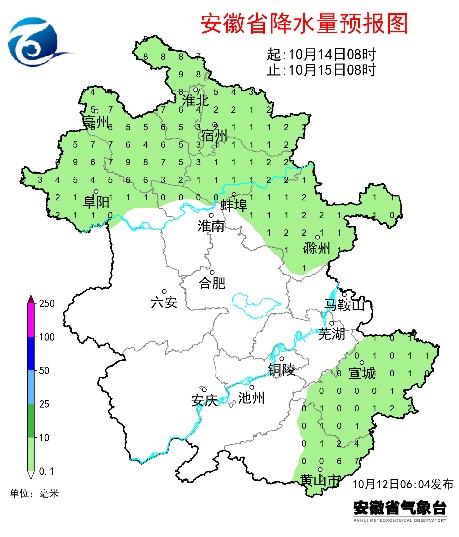 未来一周安徽省多降水过程