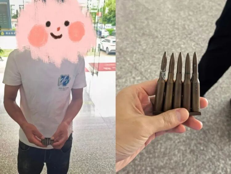 清理遗物发现“老枪弹”，他选择这样做……
