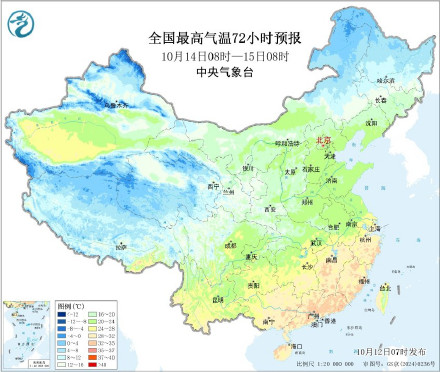 四川盆地北部至华北南部多雨 江南大部华南北部仍有高温