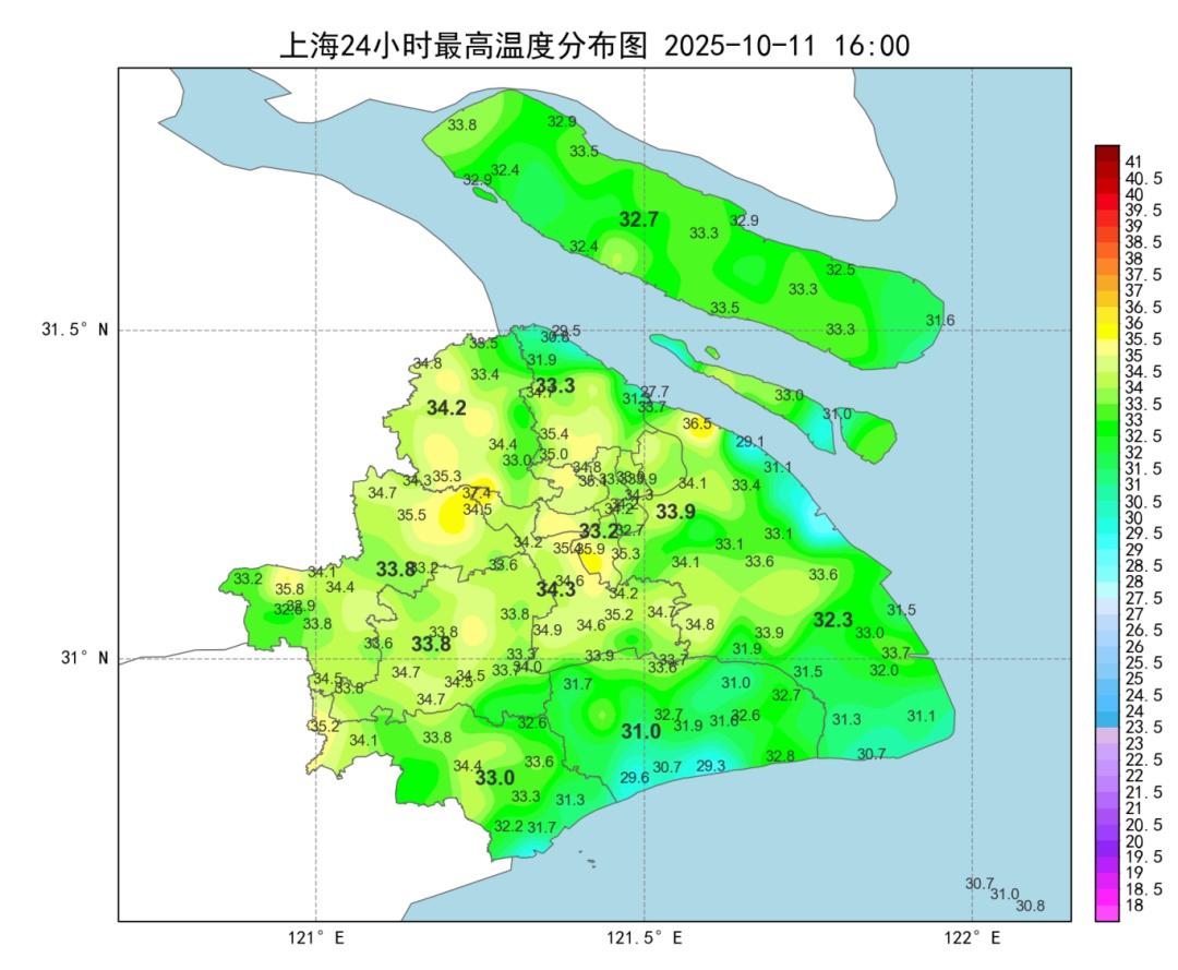 上海比埃及还热？今天更猛！百年纪录一破再破！冷空气真的要来了，倒计时