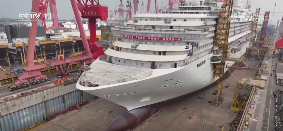 “爱达·花城号”邮轮正加紧建造 三个“更”解锁新体验