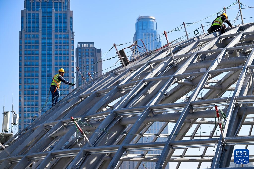 天津劝业场保护修缮工程完成外立面修复