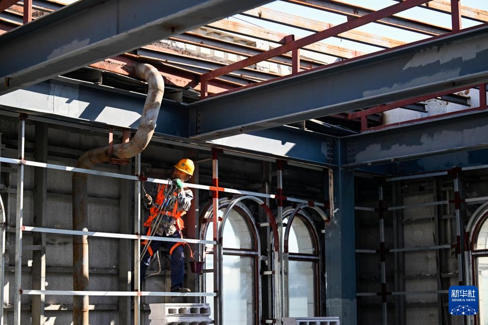 天津劝业场保护修缮工程完成外立面修复