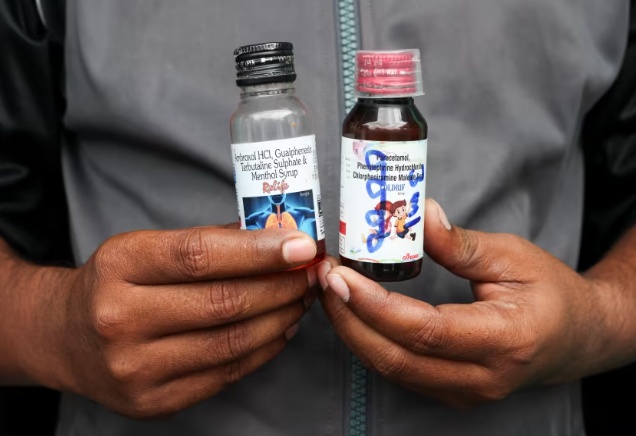 印度三款止咳糖浆有毒物质超标,已导致21名儿童去世 印度三款止咳糖浆有毒物质超标,已导致21名儿童去世