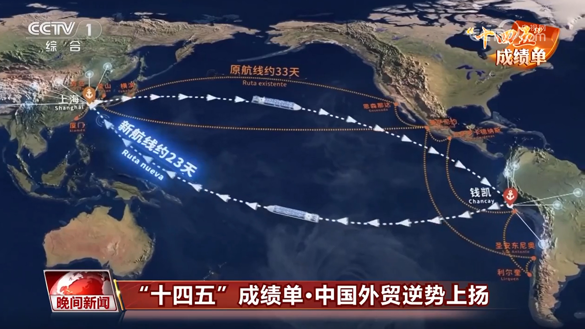 “十四五”成绩单丨“含金量”“含新量”持续攀升 中国外贸逆势上扬