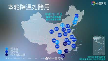 未来一周这些城市将冷出常年11月水平