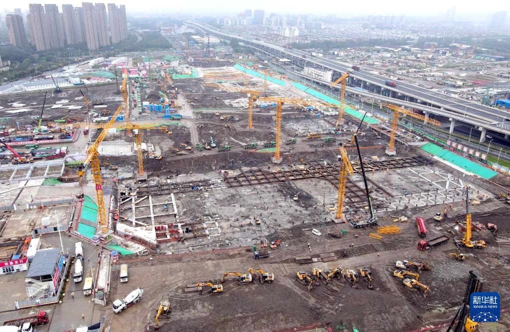 上海宝山站建设加速推进