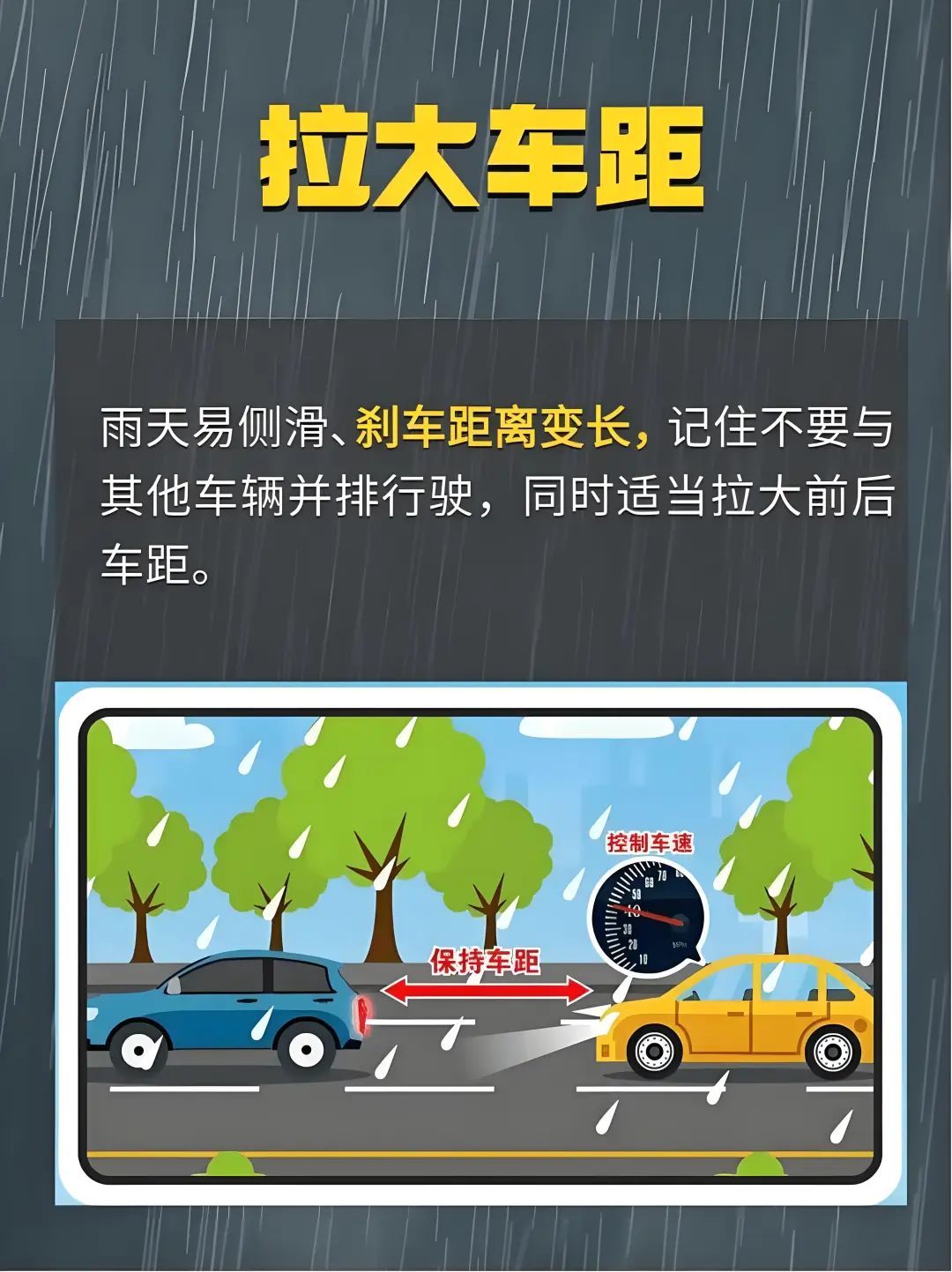 货车突发侧翻……银川交警发布雨天行车提示！