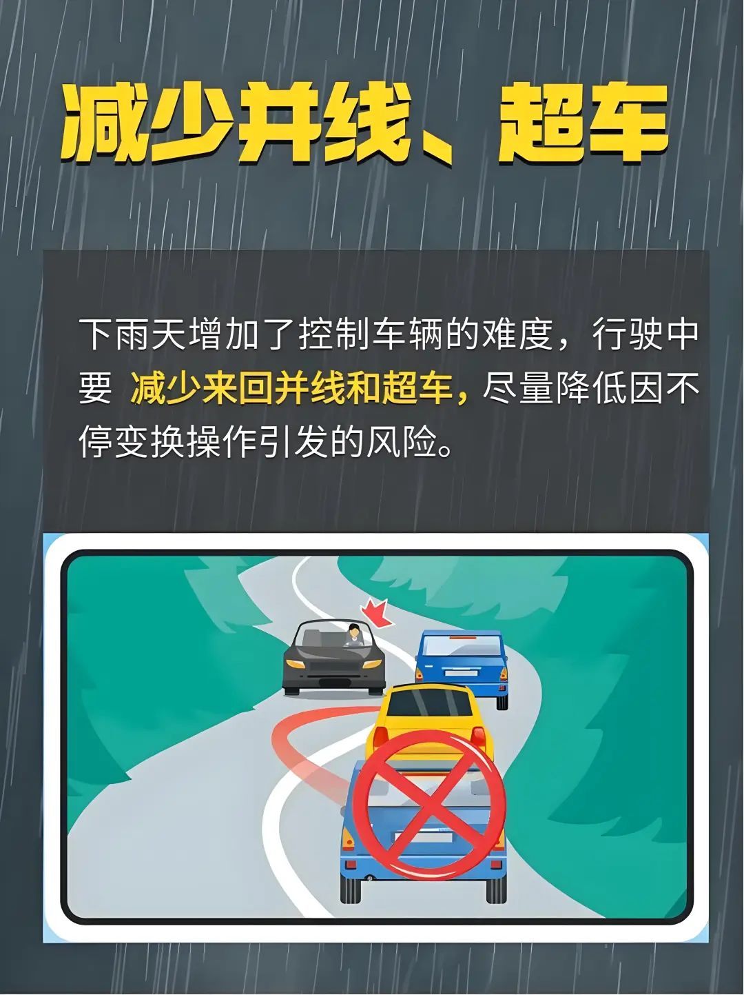 货车突发侧翻……银川交警发布雨天行车提示！