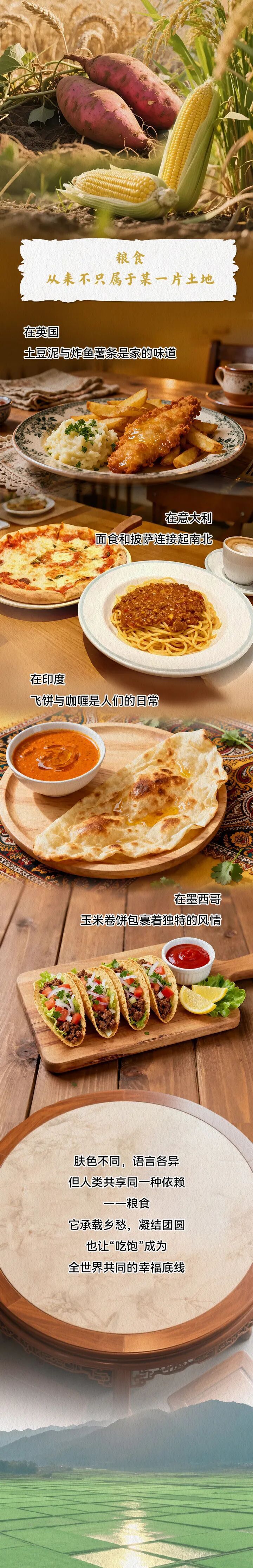 世界粮食日：每当吃饱了，我们就想起他