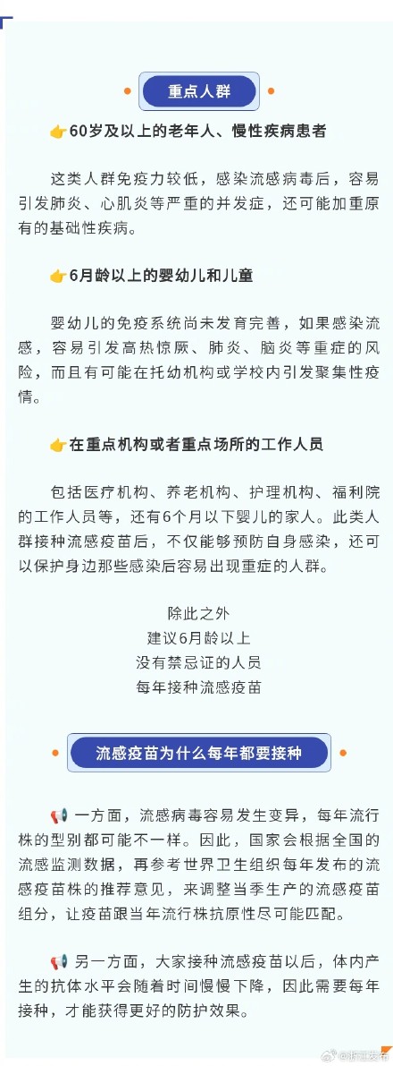 流感季来袭，建议这3类人群优先接种疫苗