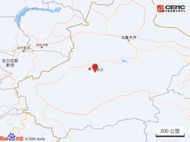 新疆阿克苏地区沙雅县发生3.2级地震