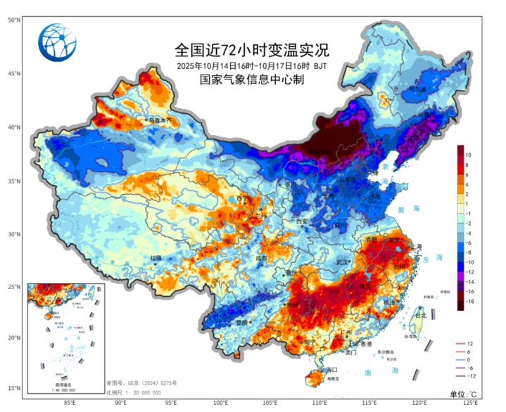 断崖式降温！多地迎下半年以来最冷早晨！江苏全省大风+降温模式继续！