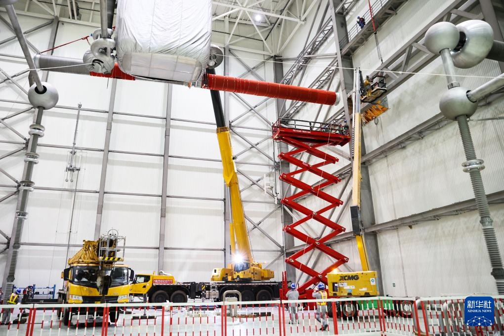 世界电压等级最高换流站迎来年度检修 世界电压等级最高换流站迎来年度检修