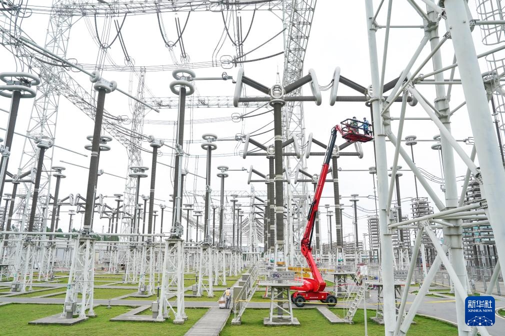 世界电压等级最高换流站迎来年度检修 世界电压等级最高换流站迎来年度检修
