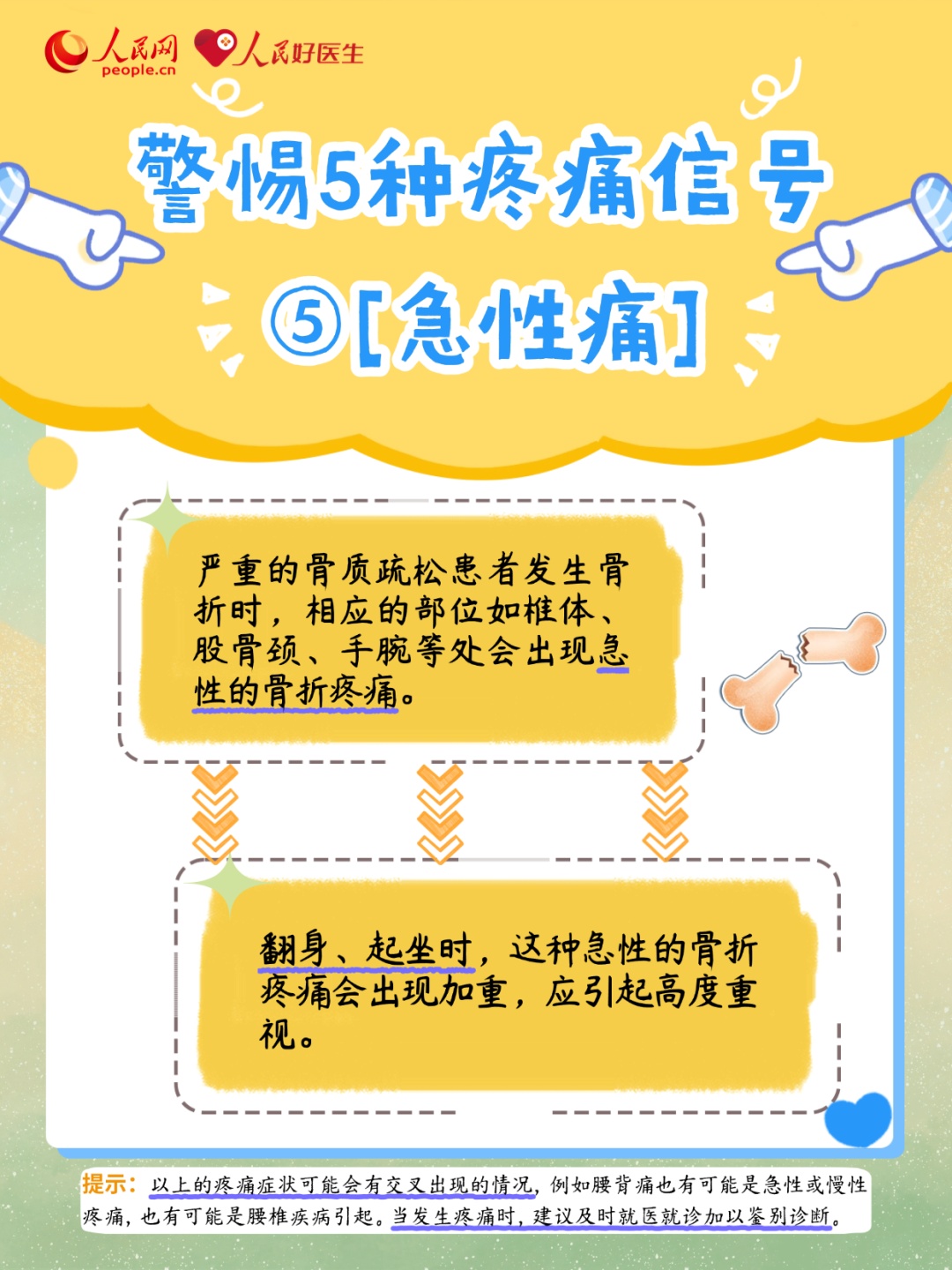 别让骨骼“悄悄”变脆 警惕5种疼痛信号！