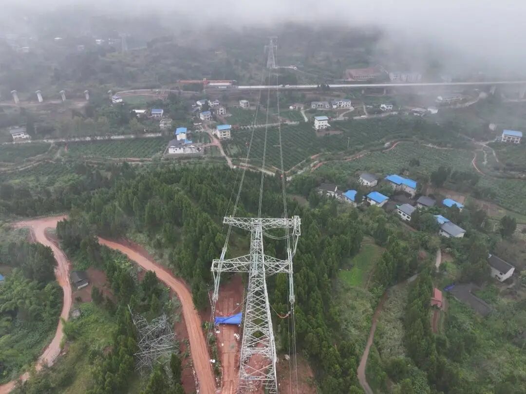 为给3万只候鸟让道，成达万高铁7条高压线“拐弯”6公里！