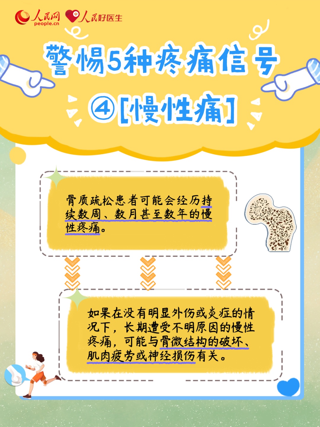 别让骨骼“悄悄”变脆 警惕5种疼痛信号！