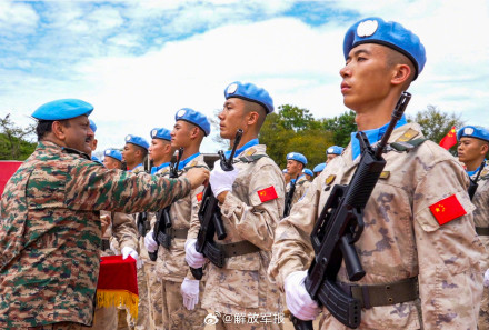 700名维和官兵获联合国“和平荣誉勋章” 700名维和官兵获联合国“和平荣誉勋章”