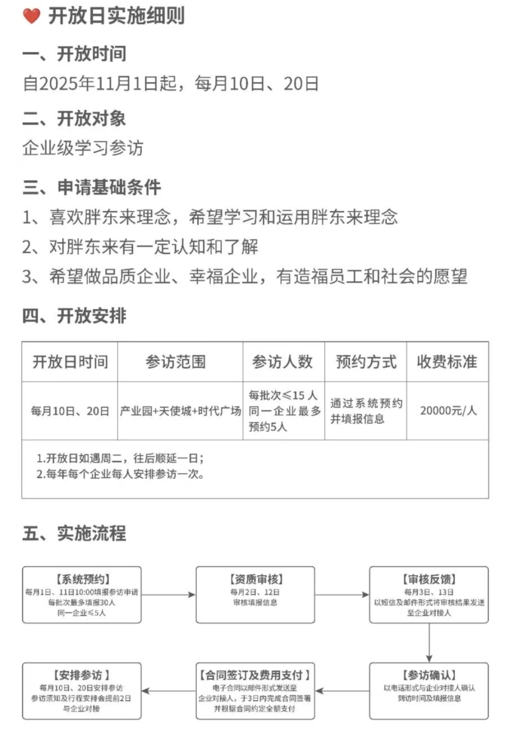 胖东来宣布：设立开放日，每人收费2万元！