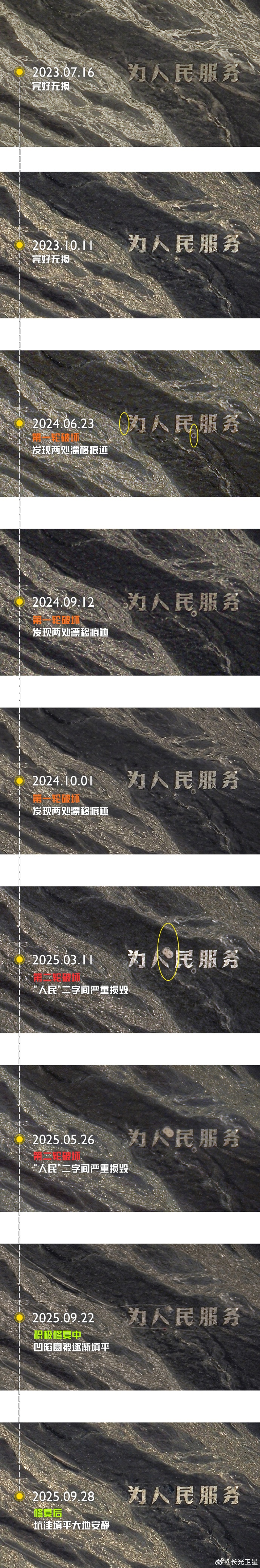 官方通报“为人民服务”航标被破坏案件：张某龙、李某被行政处罚，分别罚款12000元、8000元