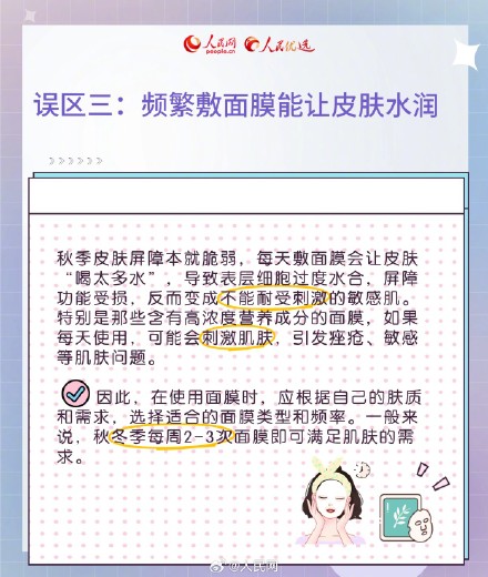 转发提醒！8个秋冬季皮肤保湿误区