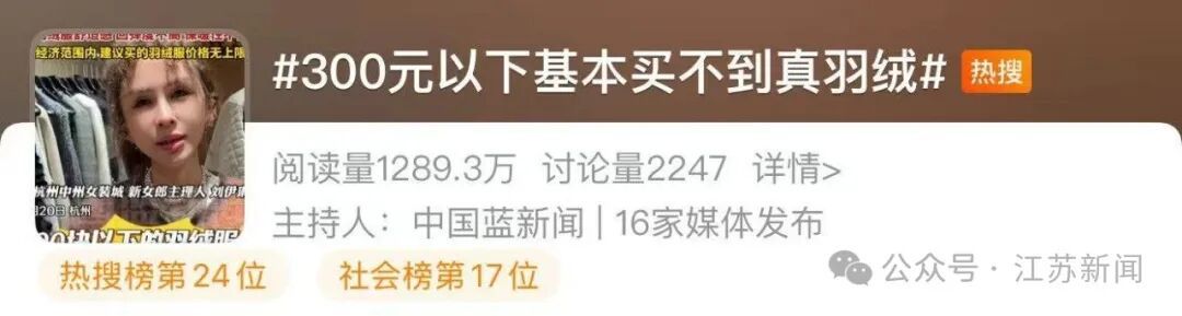 “300元以下基本买不到真羽绒服”，真的吗？