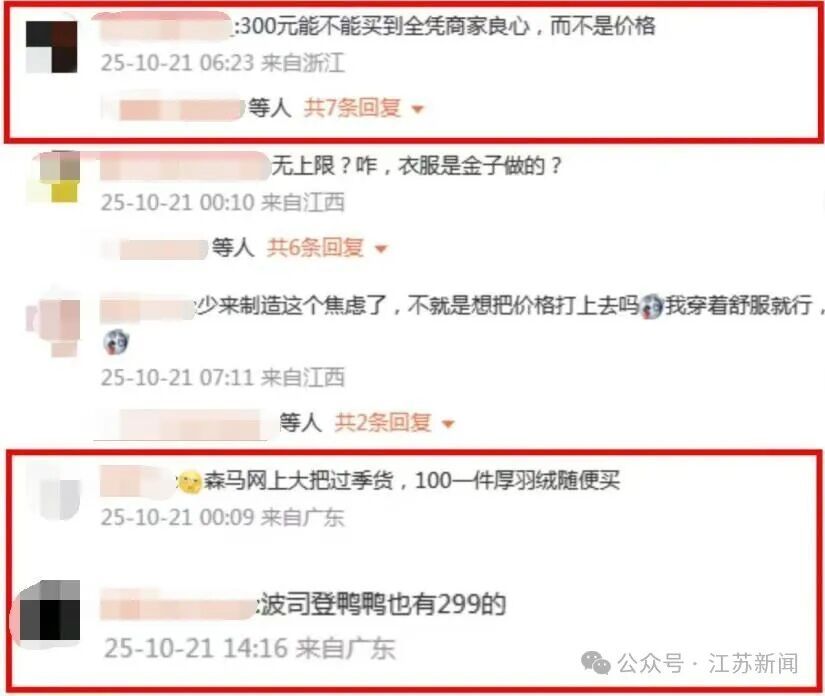 “300元以下基本买不到真羽绒服”，真的吗？