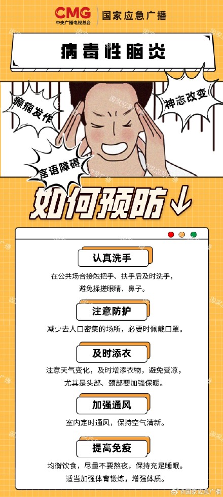 性情大变、出现幻觉……警惕病毒性脑炎来袭