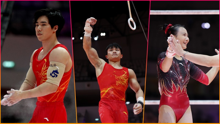 中国体操登顶世锦赛金牌奖牌双榜首！