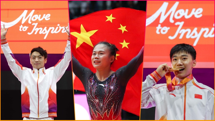 中国体操登顶世锦赛金牌奖牌双榜首！