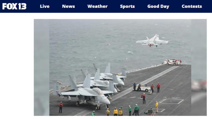 美军两架飞机在南海坠毁后,“尼米兹”号航母掉头返航 美军两架飞机在南海坠毁后,“尼米兹”号航母掉头返航