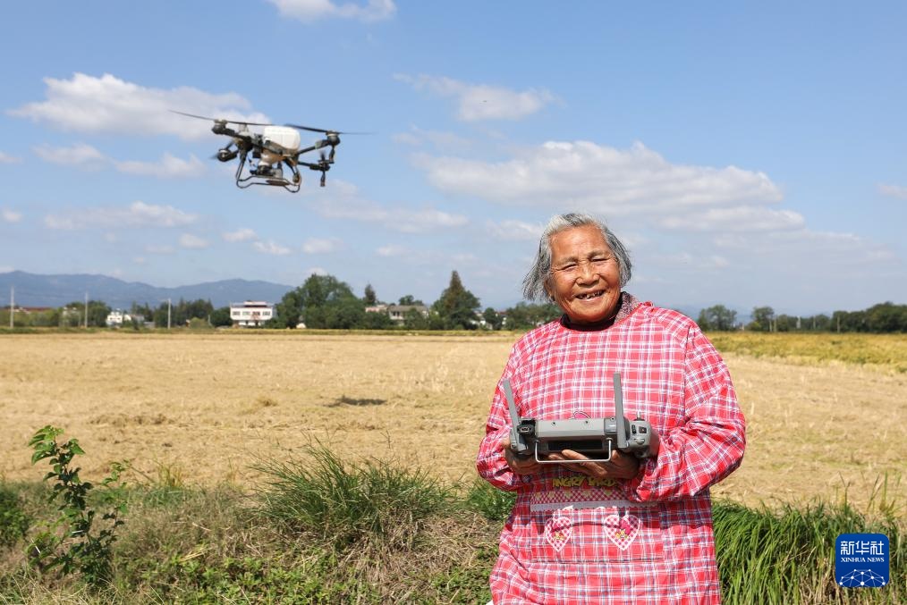 新职业故事丨飞无人机 直播带货 82岁奶奶成了“新农人” 新职业故事丨飞无人机 直播带货 82岁奶奶成了“新农人”