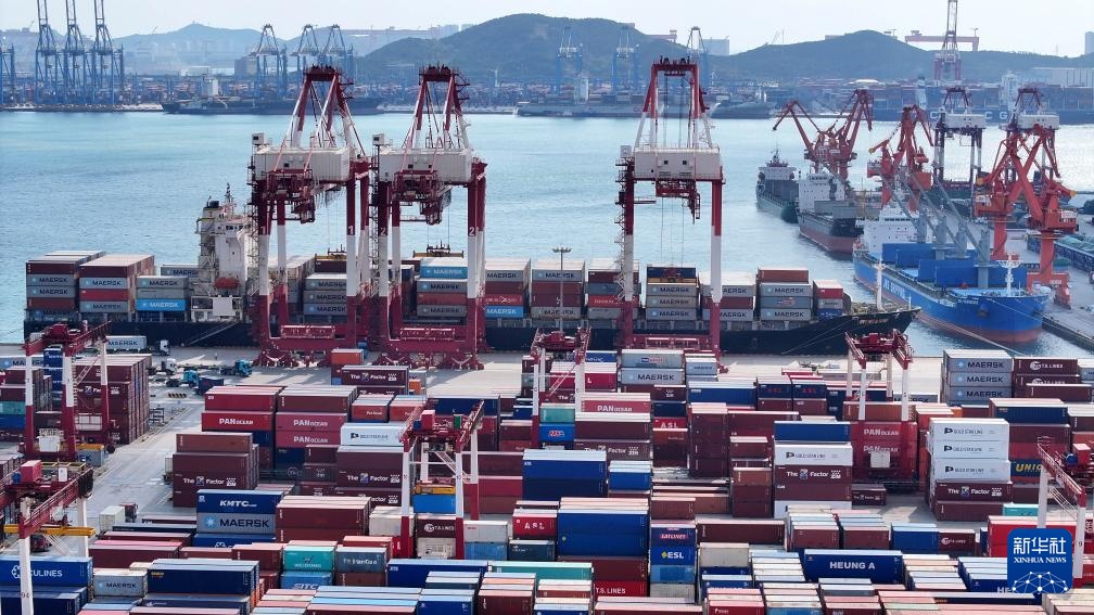 山东港口青岛港：搭建中日韩海上物流大通道