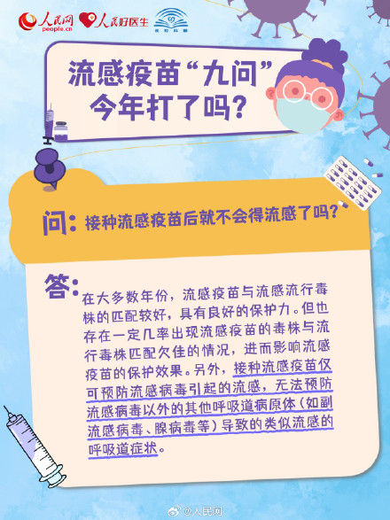 转需!流感疫苗九问九答 转需!流感疫苗九问九答