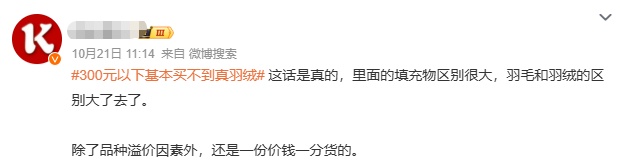 吵上热搜！300元以下的羽绒服，能买吗？