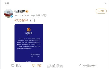 广西梧州再通报民房火灾致3死 广西梧州再通报民房火灾致3死