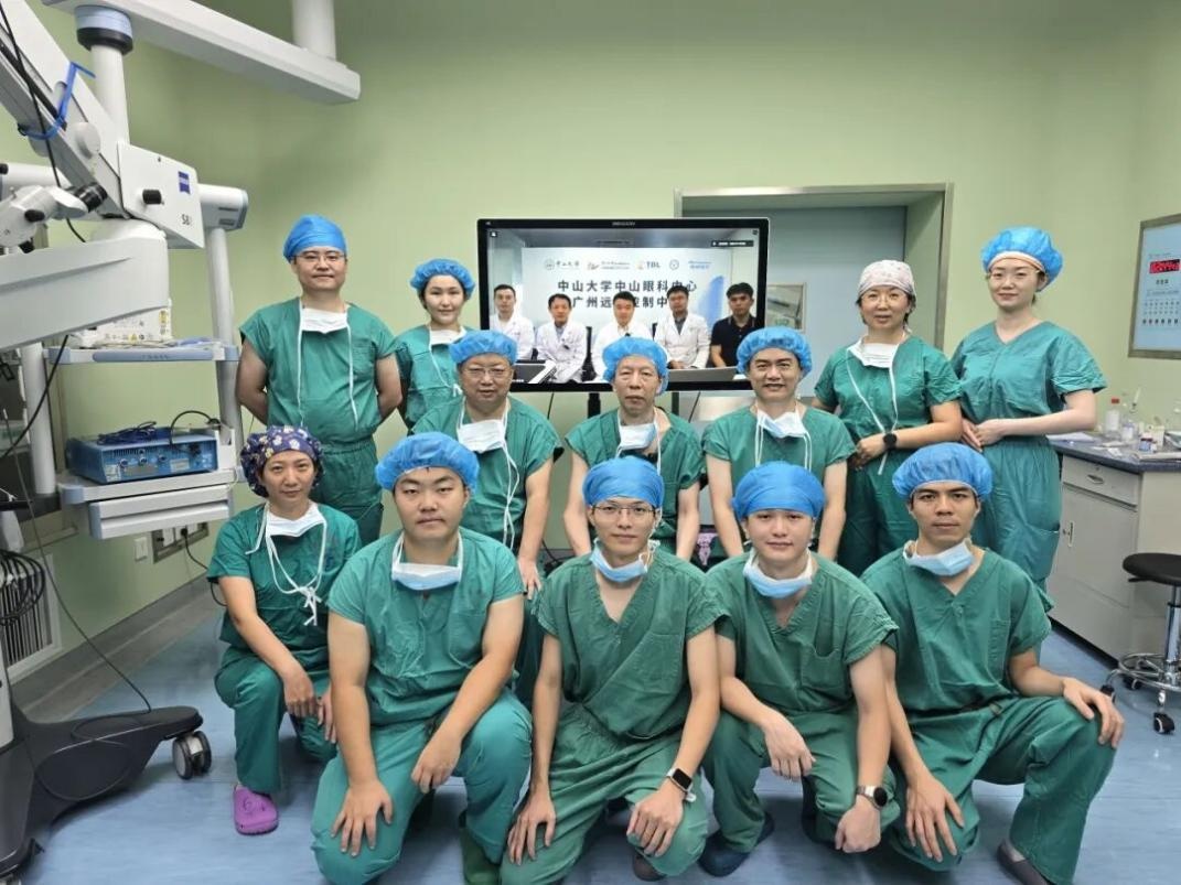 中山大学中山眼科中心团队自主研发5G机器人 完成远程微米级眼科手术 中山大学中山眼科中心团队自主研发5G机器人 完成远程微米级眼科手术