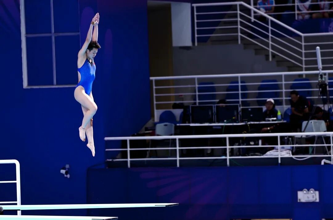 广东队获十五运会跳水首金!全红婵时隔半年复出首赛状态神勇 广东队获十五运会跳水首金!全红婵时隔半年复出首赛状态神勇