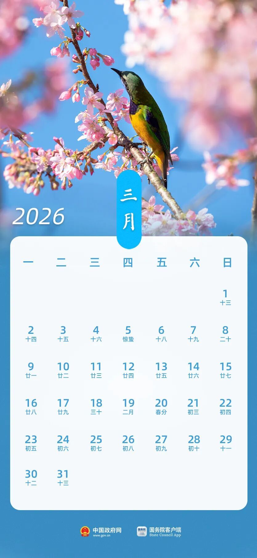 2026年放假安排公布：春节假期，连休9天！