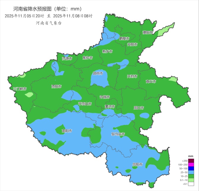 晴暖天气倒计时！5日河南大部将迎来小到中雨，局部大雨