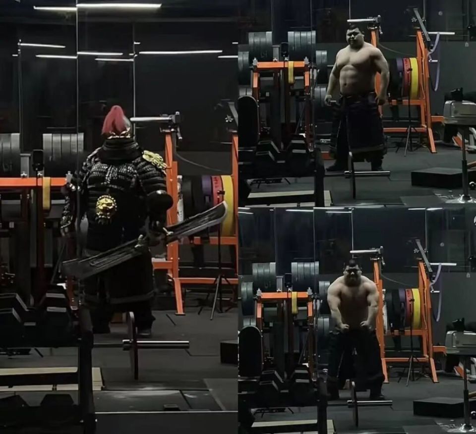 340斤男生展示8块腹肌走红，被誉为“当代许褚”，本人：健身后一直没生过病