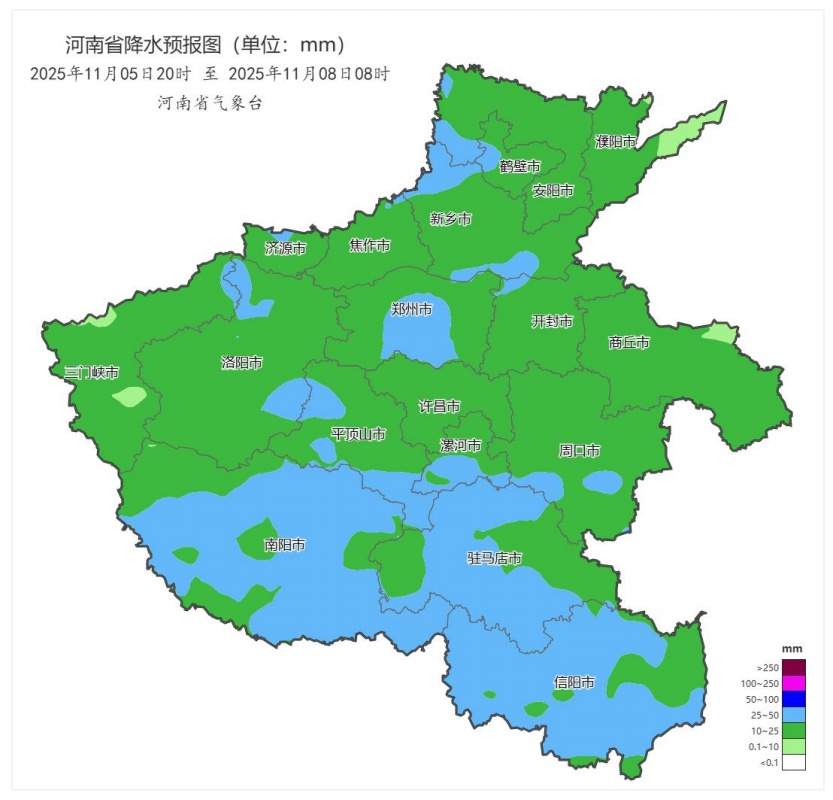 晴暖天气倒计时！5日河南大部将迎来小到中雨，局部大雨