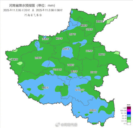 5日夜里至7日河南大部分地区有雨