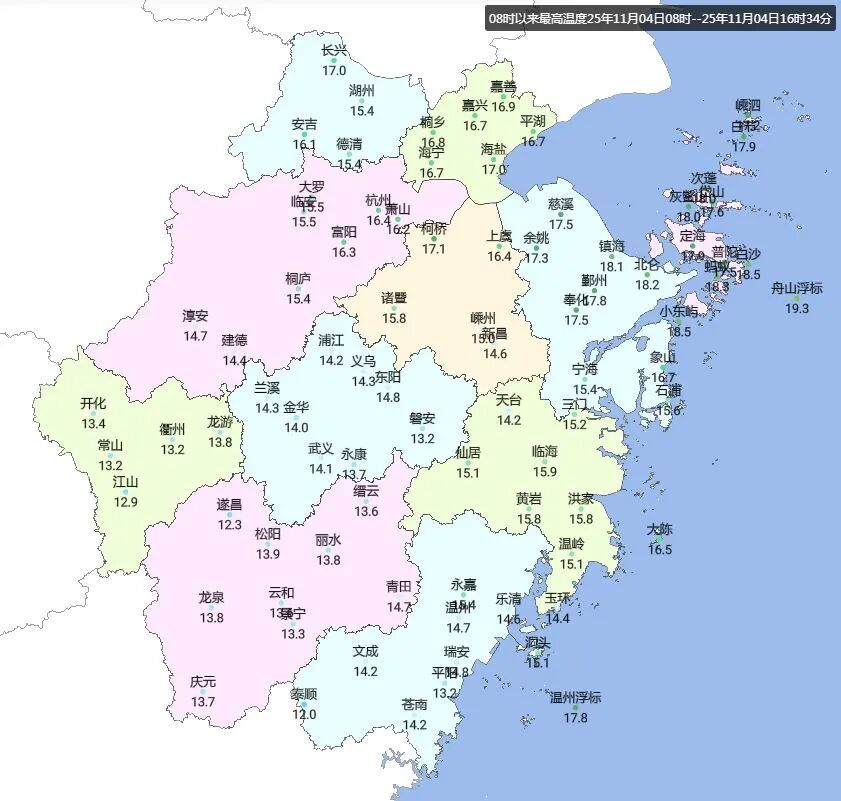 直逼30℃,浙江天气迎来“顶峰”!新一轮冷空气即将发货,降温降雨还有大风... 直逼30℃,浙江天气迎来“顶峰”!新一轮冷空气即将发货,降温降雨还有大风...