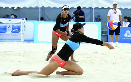 沙排女子组十六强产生 沙排女子组十六强产生