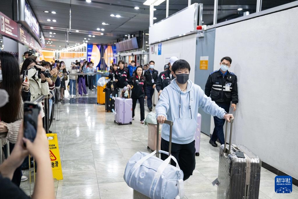 全运会乒乓球——参赛队伍陆续抵达澳门